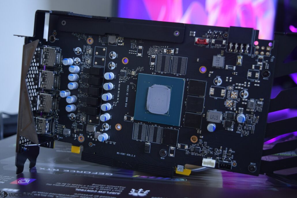 A custom model from MSI's NVIDIA GeForce RTX 3050 features an Ampere GA106-150 GPU.