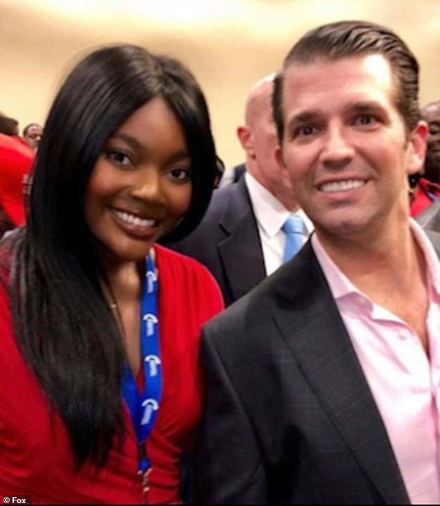 Zoe Suzo Bethel, who appears with Donald Trump Jr., was a political commentator for RBSN, a conservative media company.