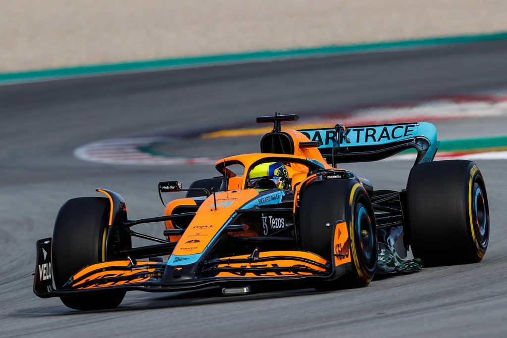 Norris puts McLaren ahead on day one
