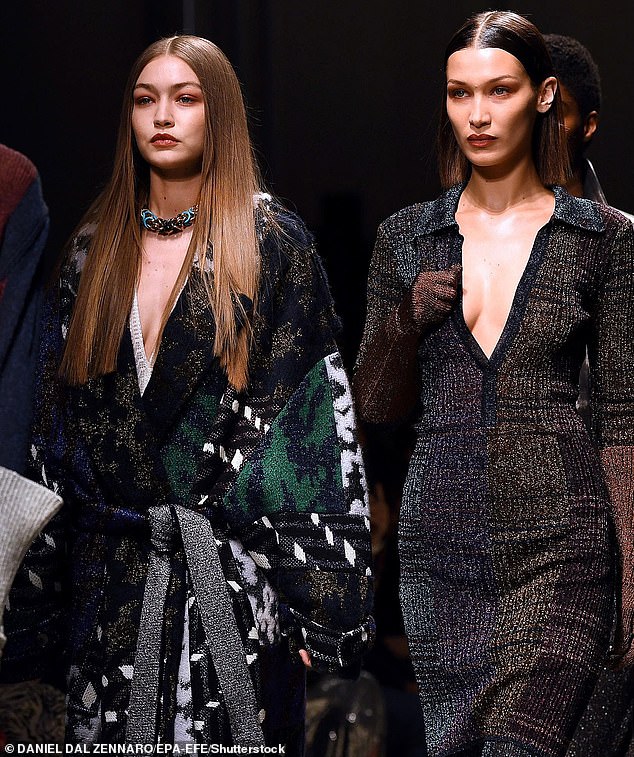 Step one: Gigi was the first Hadid brothers to announce that she will donate some of her fashion week proceeds to Ukrainian relief saying that she and her supermodel followers would like to 'walk for something' seen here in 2020