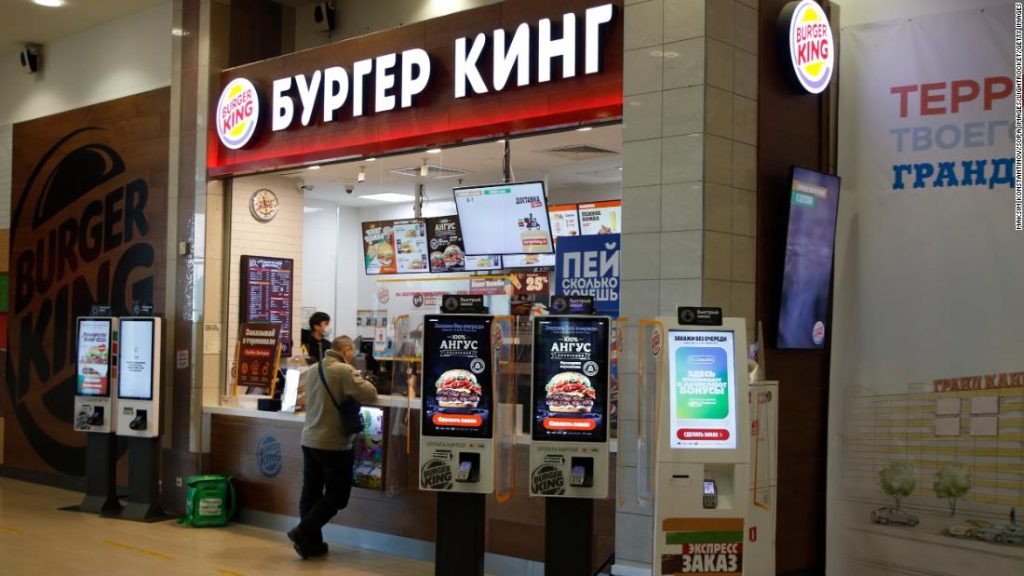 Burger King partner "refuses" to close 800 Russian sites