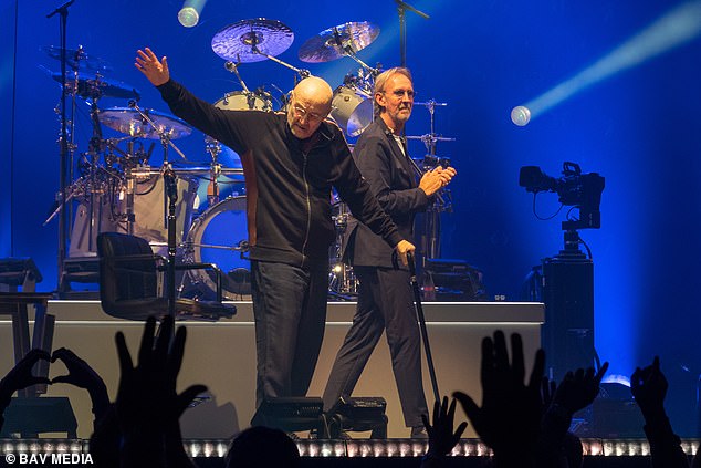 Farewell: The group bid farewell to their fans after a career spanning five decades