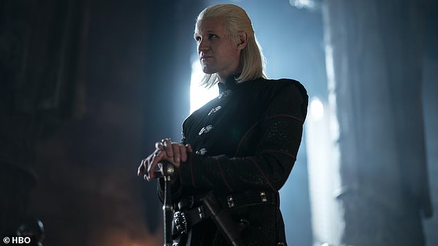 A sneak peek: Several new images featuring the series' cast and crew have been released in conjunction with news of the premiere date;  Matt Smith in the picture The Demon Prince Targaryen