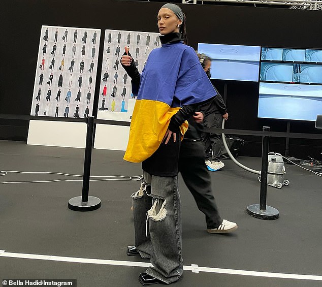 War Relief: Supermodel Bella Hadid is following her sister Gigi's example and will donate some of the fashion week profits to Ukrainian Relief saying her interactions with other models and backstage staff ``really showed me the strength and tenacity of the people around me who are around me.  Going through pure terror 
