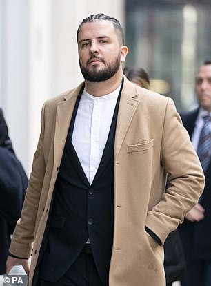 Sami Shoukry arrived at Rolls' building in central London, where Ed Sheeran sued over his 2017 hit song Shape of You after he and Ross O'Donoghue claimed the song violated parts of one of their tracks.