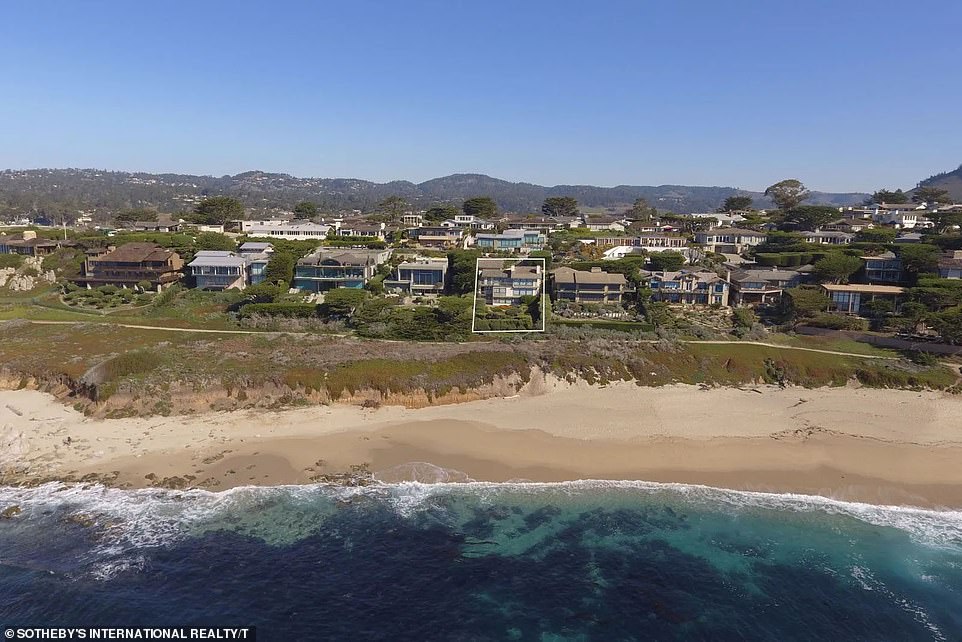 Views: Betty's house can be seen in aerial view from over the Pacific Ocean