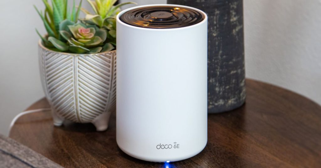 TP-Link's Deco XE75 looks like an air purifier and packs Wi-Fi 6E for around $300