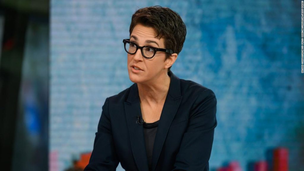 MSNBC's Rachel Maddow Show starts weekly, starting in May