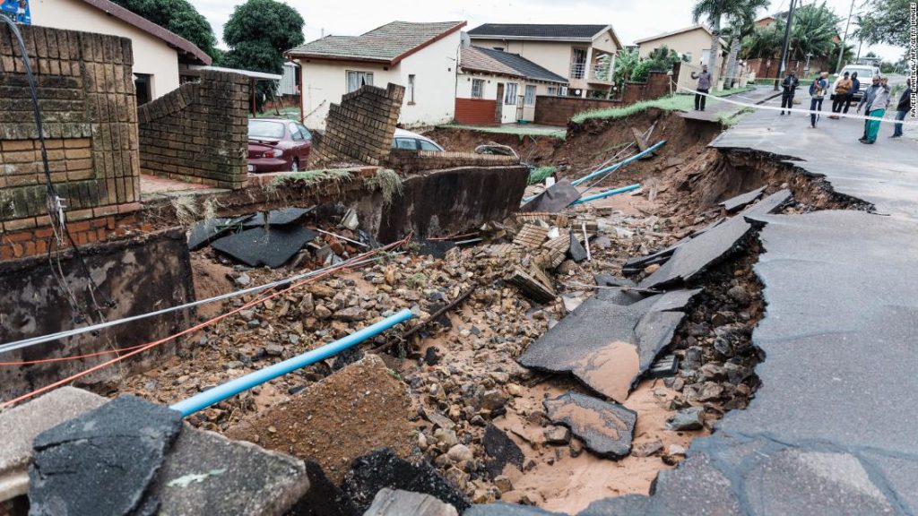 South Africa floods: More than 300 people died after floods washed away roads and destroyed homes in South Africa