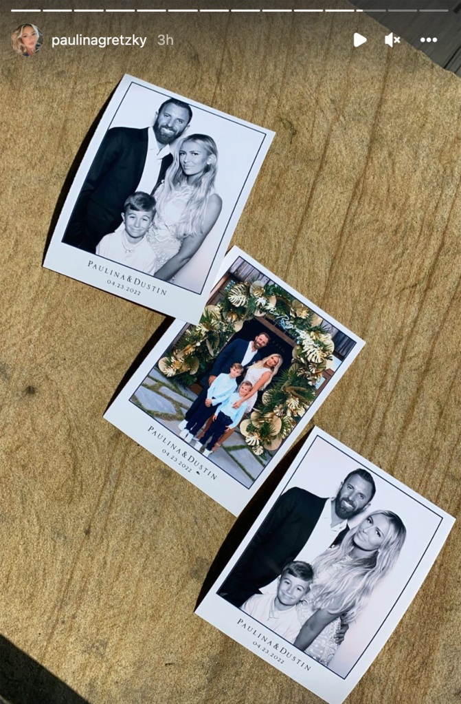 Before the big day, Gretzky posted photos from the couple's wedding over the weekend to Instagram