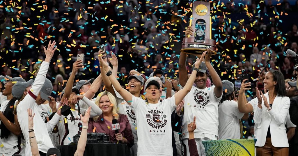 Clearly, it's South Carolina time.  Here's how Dawn Staley made it.