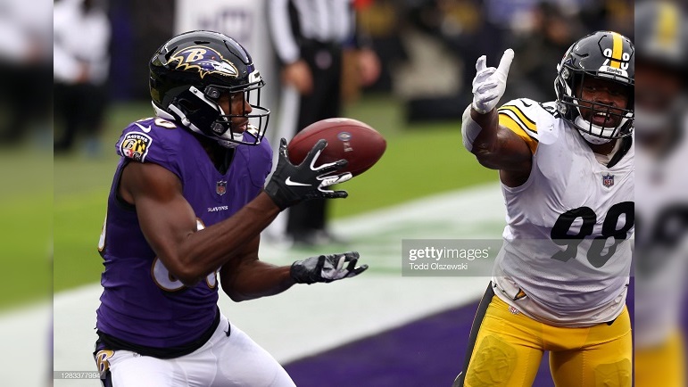 Steelers claim waivers for WR Miles Boykin