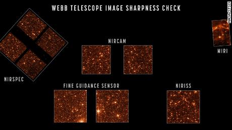 Both Webb's instruments captured crystal clear images of stars in a neighboring galaxy.