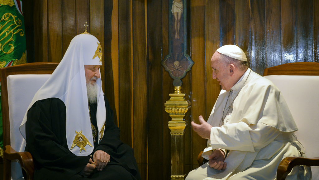 Russian Orthodox Church says Pope Francis 'chosen the wrong tone' on 'Putin's altar boy' comment