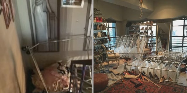 These photos were taken by Whitney Henriques Heard after Johnny Depp allegedly destroyed Amber Heard's closet during a fight over infidelity. 
