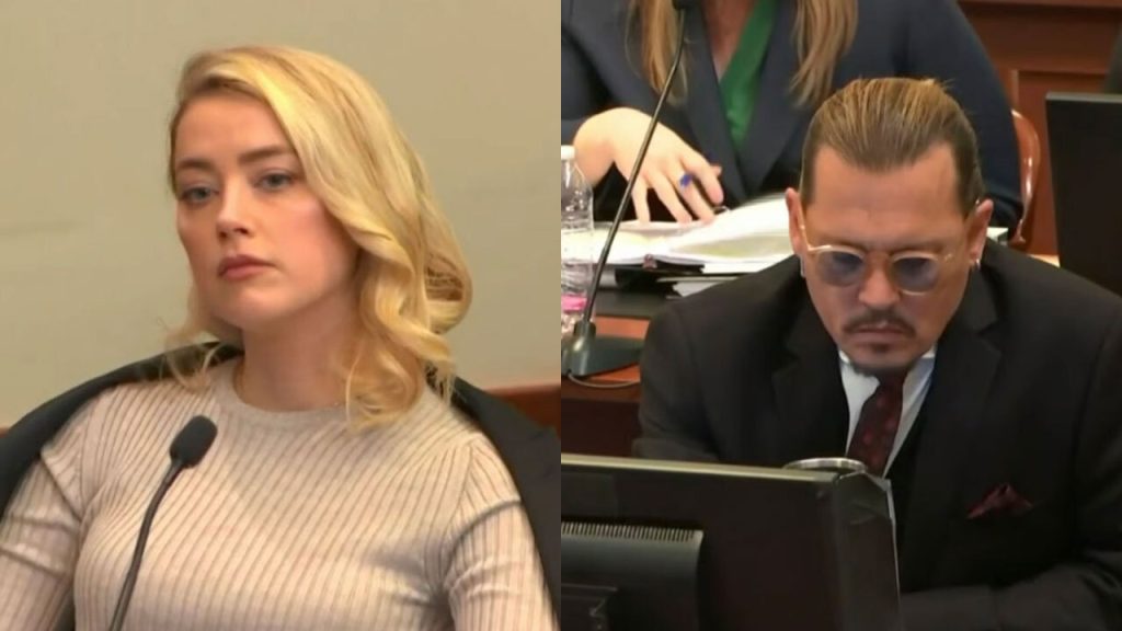 Amber Heard's sister Whitney Heard said that Johnny Depp hit her in the back