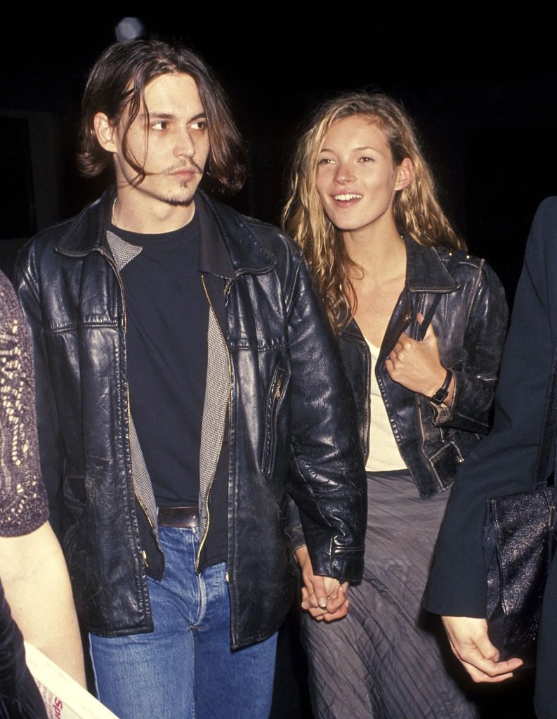 Johnny Depp and Kate Moss in 1994.
