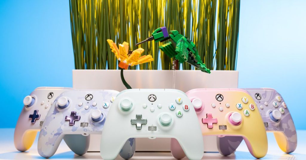 Hands-on with PowerA's new pastel-colored controllers for Xbox and PC