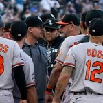 Hitting Jorge Matteo causes the White Sox Orioles to be evacuated