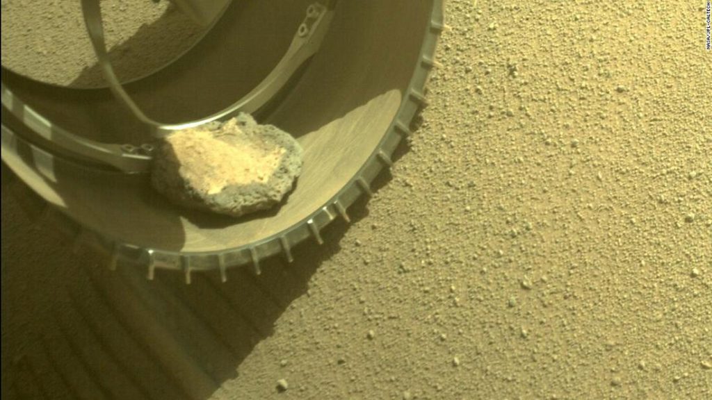 Perseverance's new friend on Mars is a pet rock