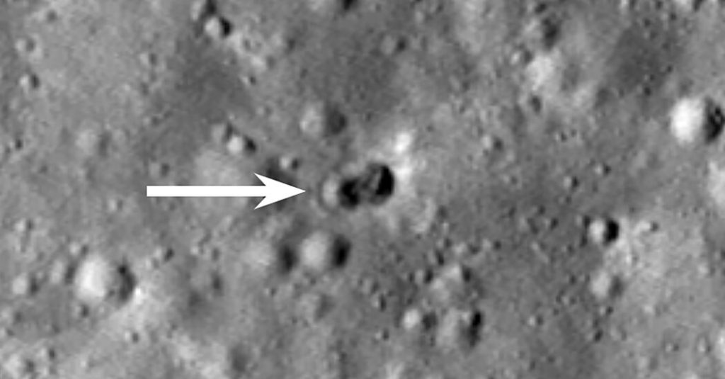 They found two new craters on the moon's surface and discovered a new mystery