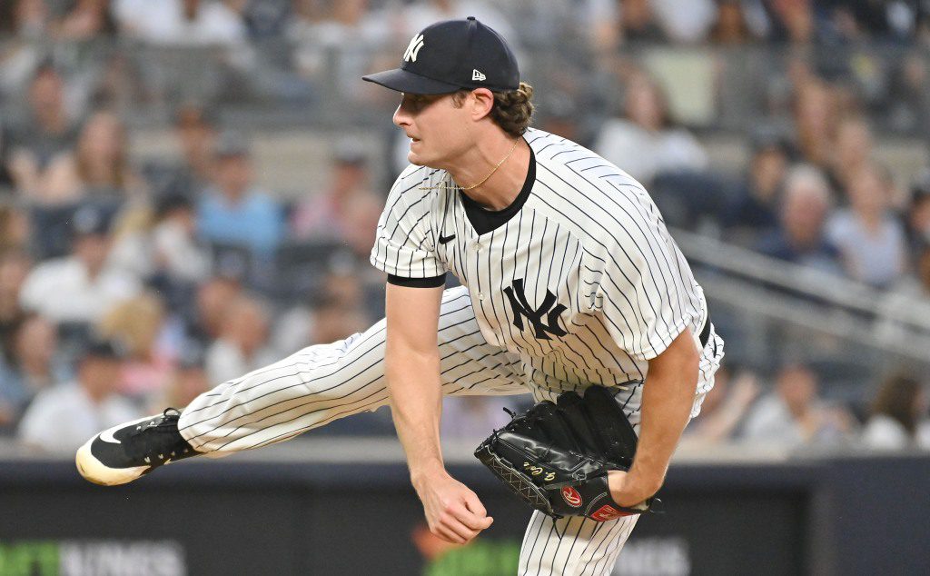 The Yankees squandered Gerrit Cole's losing gem in seven runs.
