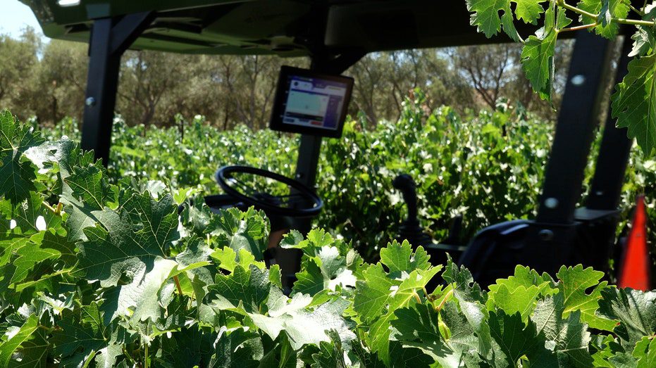 A driverless electric tractor is being rolled out on farms in California