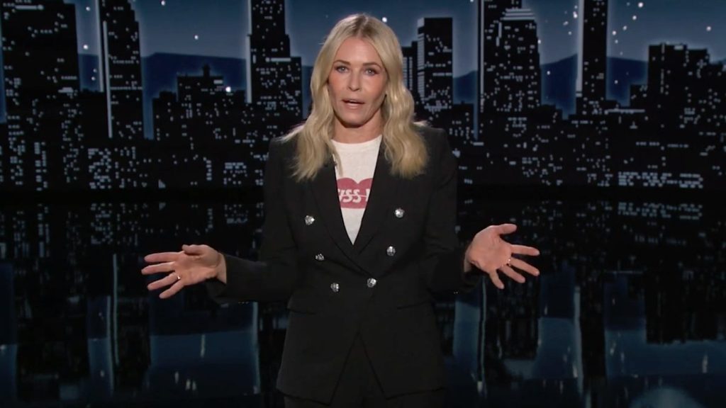 Chelsea Handler ends Kimmel's race by going over Joe Rogan and Clarence Thomas