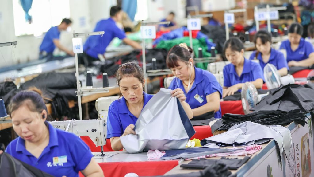 Chinese factories are feeling some heat as demand in the US and Europe slows