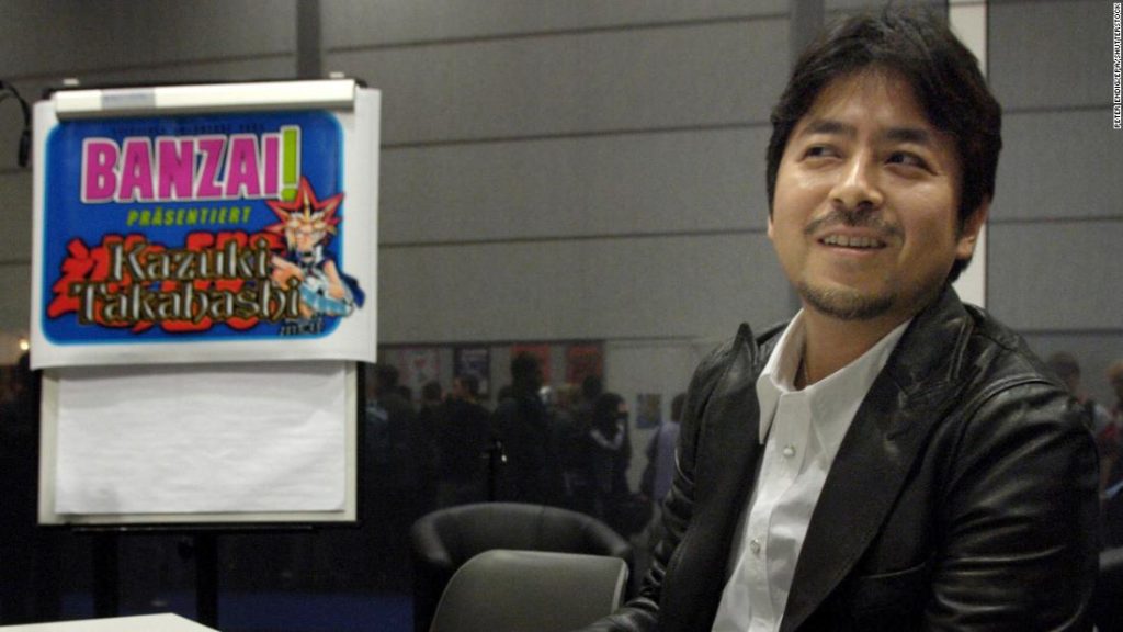 Kazuki Takahashi, creator of the hit manga Yu-Gi-Oh!  He dies at the age of sixty