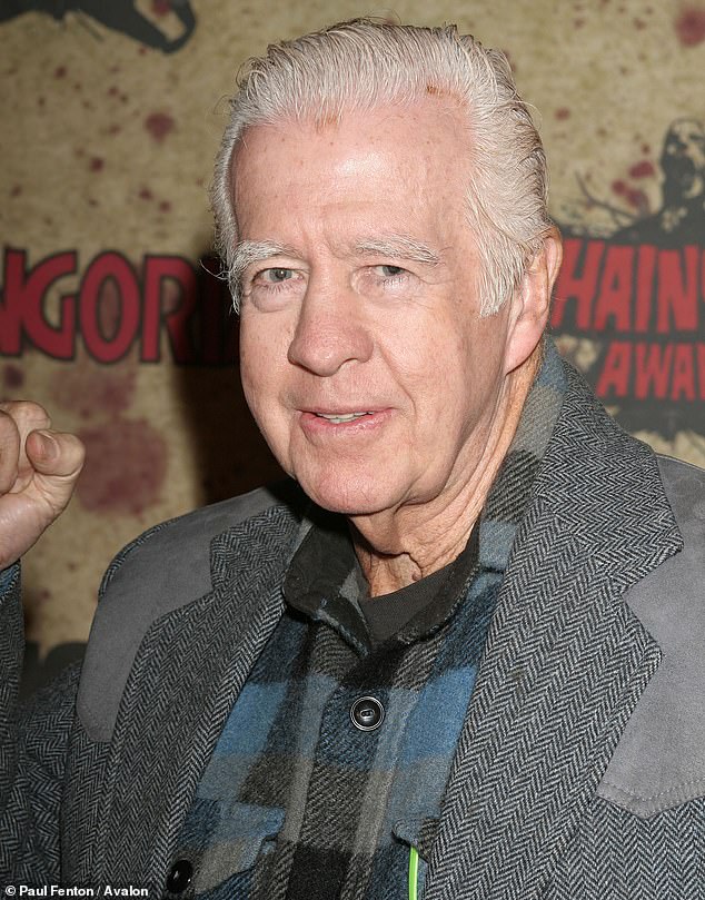 Loss: Clu Gulager died at the age of 93, best known for starring in classic Westerns and horror films, such as The Return Of The Living Dead (1985);  Pictured in 2006