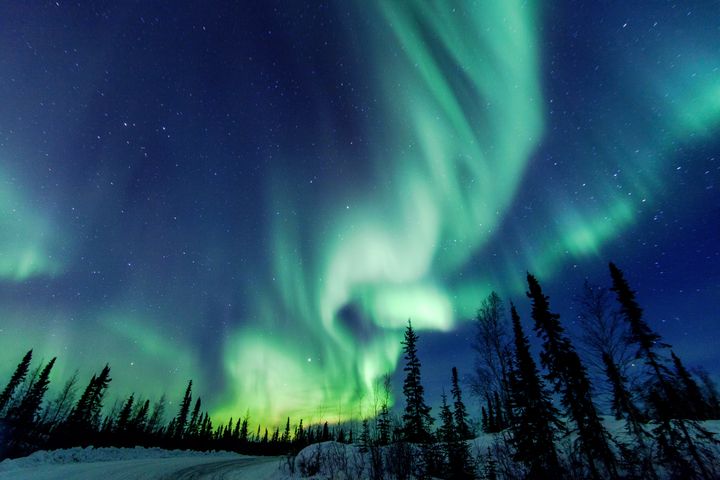 Both Iceland and Canada offer great views of the Northern Lights during the winter months.
