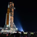 Watch NASA’s Artemis Moon Rocket take off on the launchpad