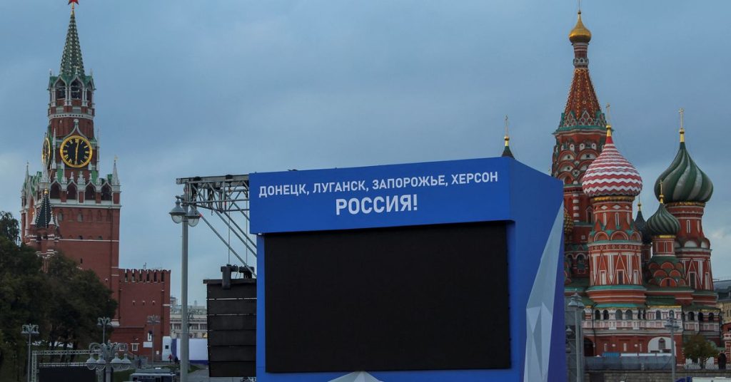 Putin hosts Kremlin ceremony to annex parts of Ukraine