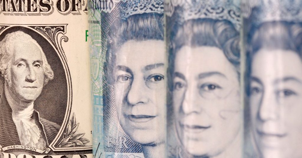 Sterling fell after the Bank of England's bond purchase, and the dollar rose to a 20-year high