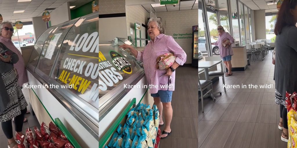 Subway worker, customers are ignoring Karen rude