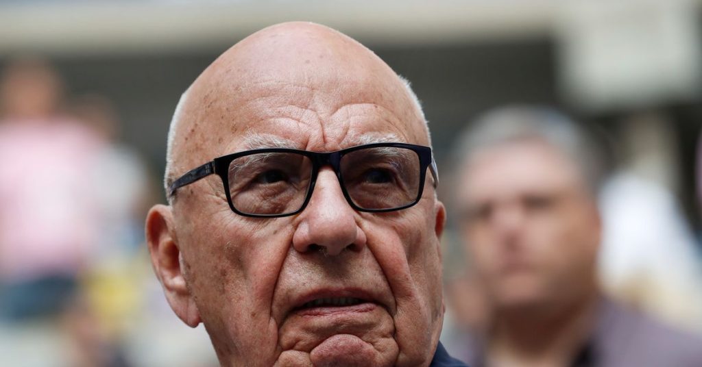 Rupert Murdoch considering merging Fox and News Corp