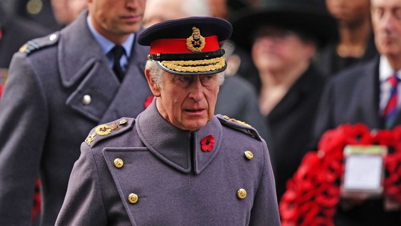Britain's King Charles chairs Sunday's memorial service for the first time as king
