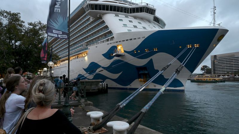 Cruise ship with 800 passengers infected with Covid docks in Sydney
