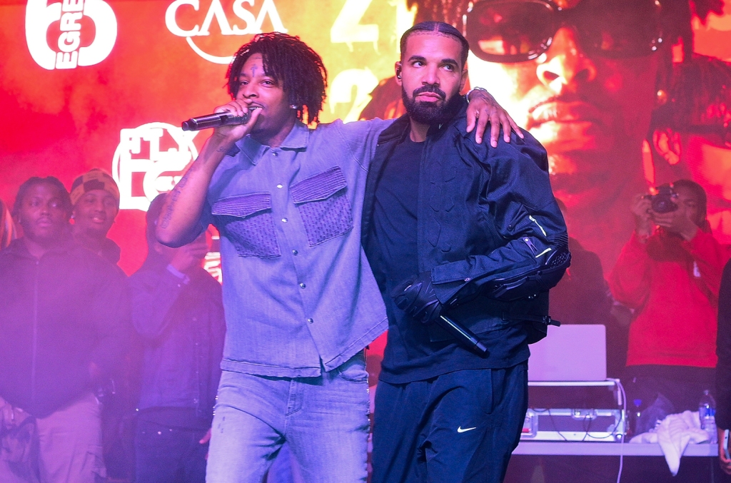 Drake And 21 Savage Reveal Their 'Losing' Album Cover... Or Did They?  - painting