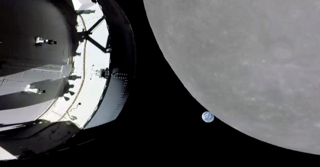 NASA's Artemis Moon mission complements Flyby with the Orion spacecraft